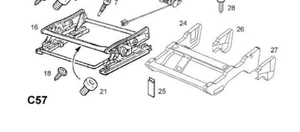 GENUINE VAUXHALL ZAFIRA A FRONT SEAT TO UNDERBODY COVER ,RH,INNER - Picture 1 of 1