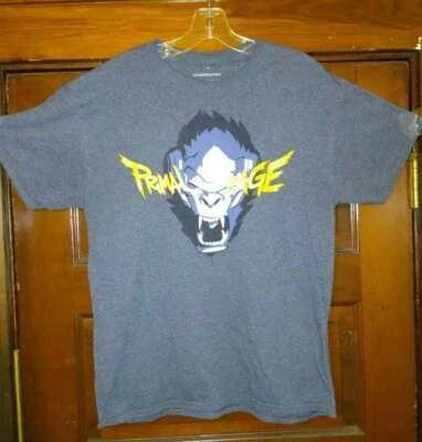 Camiseta UniSex (M) Unissex Overwatch Wintson Primal Rage Camisa Med. frete grátis - Imagem 1 de 2