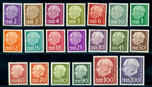1957 Prof. Dr. Th. Heuss, 1 ° presidente federale, Germania Saar, M.409, nuovo di zecca - Foto 1 di 2