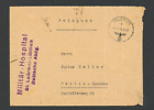GERMANY WWII BELGIUM LUTTICH 1940 FELDPOST Military Hospital Cover Envelope
