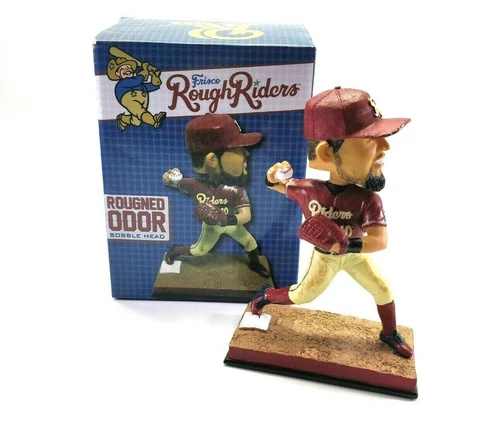ROUGNED ODOR Frisco Roughriders  Rangers SGA Bobblehead Free Shipping 1500 Made Cover