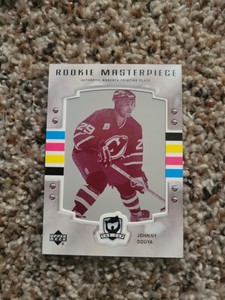 06-07 UD The Cup Johnny Oduya  1/1  Printing Plate RC Sp Authentic Future Watch