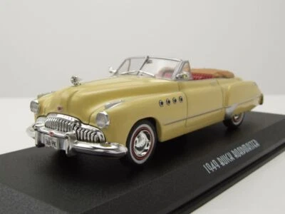 Buick Roadmaster Convertible 1949 Beige Rain Man Charlie Babbitt Modellino 1:43 - Immagine 1 di 4