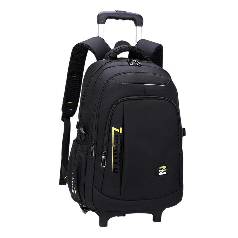 Rolling Backpack Wheeled Laptop Backpack Portable Computer Backpack Carry on — 第 1/1 张图片