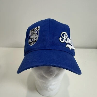 Canterbury Bulldogs NRL Cap Adult One Size Blue Adjustable Embroidered - image 1 of 4