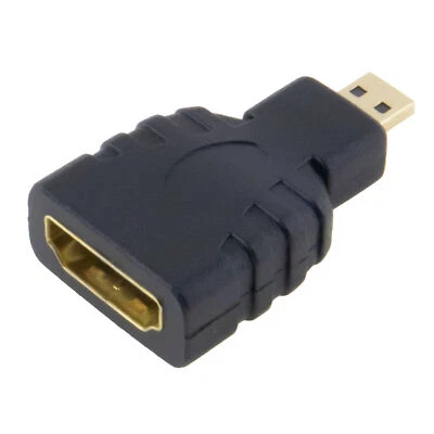 SeKi HDMI Adapter HDMI A Buchse auf Micro HDMI D Stecker, Buchse auf Stecker - Bild 1 von 4