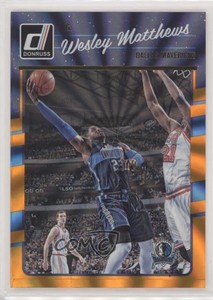 2016-17 Panini Donruss Orange Holo Laser Wesley Matthews #79