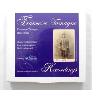 FRANCESCO TAMAGNO RECORDINGS - 10" HISTORIC MASTERS (MINT Sealed) [VINYL 78 RPM] - Picture 1 of 1