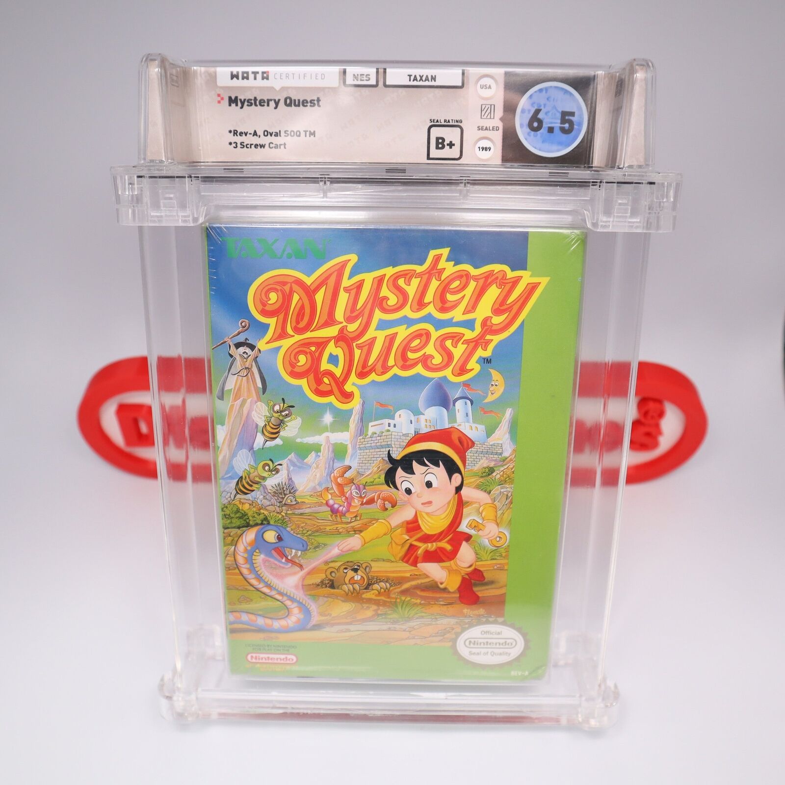 NES Nintendo Game MYSTERY QUEST - WATA GRADED 6.5 B+! NEW & Factory Sealed!