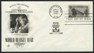 #1149 4c World Refugee Year, Art Craft-Addressed FDC **ANY 5=FREE SHIPPING** - Picture 1 of 1