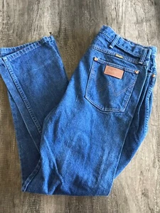 Jeans vintage Wrangler uomo 36x32 (adatto 36x30) 13MWZ taglio cowboy made in USA - Foto 1 di 8