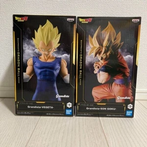 Juego de figuras Dragon Ball Z Grandista Son Goku y Vegeta BANPRESTO de Japón NUEVO - Imagen 1 de 13