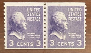Vintage 1932 Violet Thomas Jefferson 3 Cent US Postage Stamp Mint 1801-1809 - Picture 1 of 2