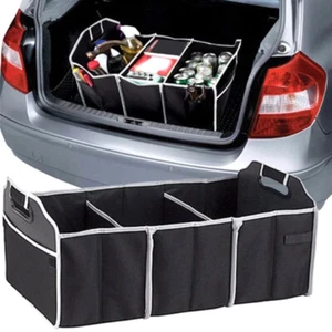 Car Multi-Pocket Trunk Organizer Large Capacity Folding Storage Bag Organizer - Picture 1 of 7