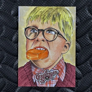 2024 CRYPTOZOIC A CHRISTMAS STORY 40TH ANN.  JOSHUA LUCAS SKETCH CARD RALPHIE - Picture 1 of 2