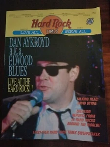 HARD ROCK TIMES MAGAZINE:DAN AYKROYD a.k.a. ELWOOD BLUES, SUMMER 1988 VOLUME VI - Picture 1 of 5
