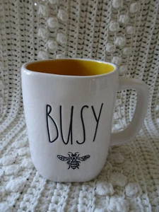 Rae Dunn Spring BUSY (BEE DESIGN) Coffee Tea Mug NEW - Picture 1 of 1