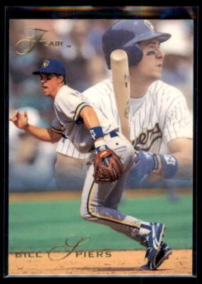 1993 Flair Bill Spiers #229 Milwaukee Brewers - Image 1 of 2