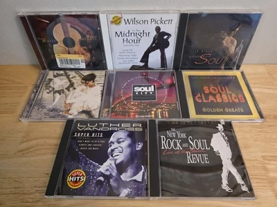 Lot 8 R&B / SOUL CDs: Android, Pickett, Classics, Rick Braun, E-Train - Image 1 of 2