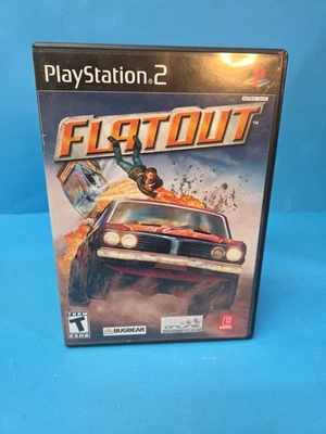 Flatout Sony PlayStation 2 2005 PS2 CIB Complete In Box NSTC TESTED - Image 1 of 4