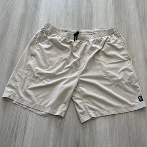 Rhone Shorts Größe Large Essentials Trainingsshorts UNGEFÜTTERT Sport Gym hellbraun - Bild 1 von 5