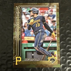 2025 Topps Series 1 KE’BRYAN HAYES /25 Memorial Day Camo SSP - Bild 1 von 2