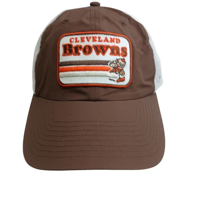 ‘47 Brand Cleveland Browns Mesh Trucker Cap Hat Adjustable Brown / White - Image 1 of 4