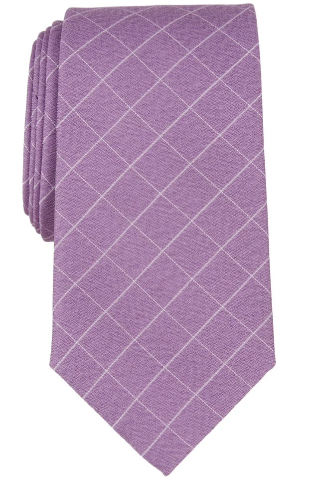 Corbata de rejilla de madera de parque Michael Kors para hombre lavanda talla única Foto 1 de 1