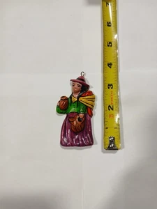 Vintage Handarbeit/bemalt peruanischer Ton Volkskunst Ornament Peru - Bild 1 von 10