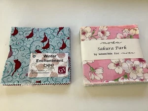 Moda Sakura Park, Winter Enchantment Bee Sturgis 2 Pks. 42 Each 5”x5” Squares - Picture 1 of 12