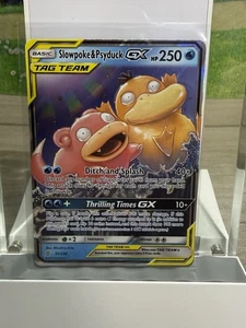 Pokemon Sun and Moon Unified Minds Slowpoke Psyduck GX Tag Team #35/236 - Picture 1 of 2