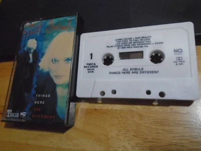 RARE OOP Jill Sobule CASSETTE TAPE Things Here are Different TODD RUNDGREN 1990 - Image 1 of 2