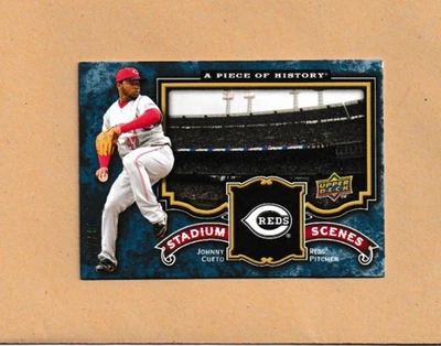 2009 A Piece of History - Stadium Scenes Johnny Cueto #SS-JC 037/999 - Imagem 1 de 3