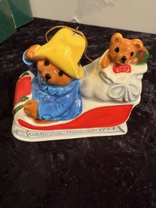 Adorno Schmid Paddinton Bear 'A Bear's Noel' 1983 - Imagen 1 de 6