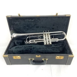 YAMAHA YTR-800GS Trumpet Silver W/Mouthpiece & Hard Case - Picture 1 of 18