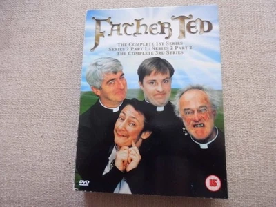 FATHER TED THE COMPLETE SERIES 1-3 DVD BOXSET  - Image 1 of 4