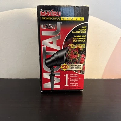 * NEW Intermatic Malibu CL507 Cast Metal Heavy Duty Outside Landscape Floodlight - Image 1 of 3