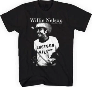 WILLIE NELSON - Portrait - Jim Marshall Photo - T-shirt - NEW - XLARGE ONLY - Picture 1 of 1