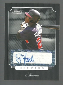 16/25 Jason Heyward Signed 2007 Auto Just Minors Limited Black Edition #13 - Picture 1 of 2