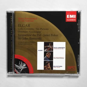 Elgar Cello Concerto Sea Pictures Jacqueline Du Pre John Barbirolli CD 2004 EMI - Picture 1 of 3