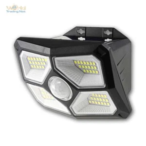 Lámpara de pared solar LED con detector de movimiento, lámpara exterior, foco de pared IP65 PIR - Imagen 1 de 6