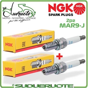 Candela Ngk MAR9A-J Kit 2 Candeke Accensione Motore per Moto Bmw Ducati e Bimota - Foto 1 di 10