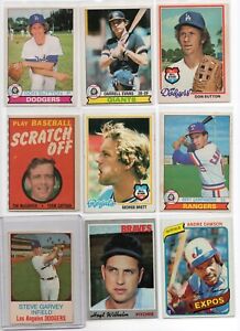 1970-1983 Baseball Lot Stars Topps, O-pee-chee, Hostess Nice Mix Lot (33)