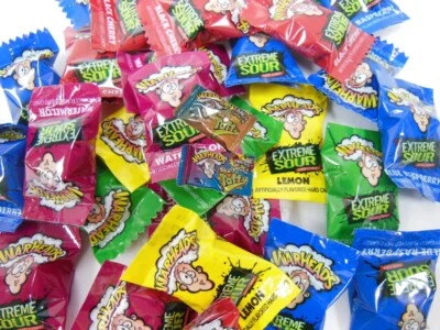 BOLSA A GRANEL WARHEADS SOUR TAFFY FRUIT FUSION VALOR LIMITADO ¡ELIGE TU TALLA AHORA!! Foto 1 de 3