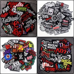 Flicken zum Aufbügeln Bügelflicken Aufbügler Rock Band Patches Aufbügelflicken - Bild 1 von 10