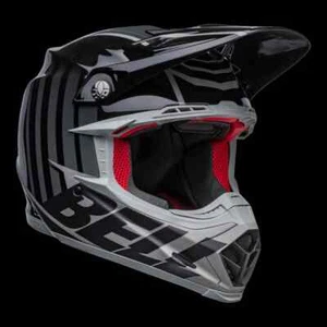 BELL RACING MOTO 9S MOTOCROSS HELMET SPRINT BLACK ADULT FOX ARAI NOLAN LEATT - Picture 1 of 7