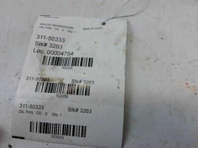 Идентификатор двигателя масляного поддона 12–16 AUDI A4 A6 2,0 л Caeb OS - Изображение 1 из 4