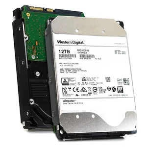 WD Ultrastar DC HC520 12TB 7.2K RPM SATA 6Gb/s 3.5" HDD HUH721212ALE600 0F30144 - Afbeelding 1 van 4