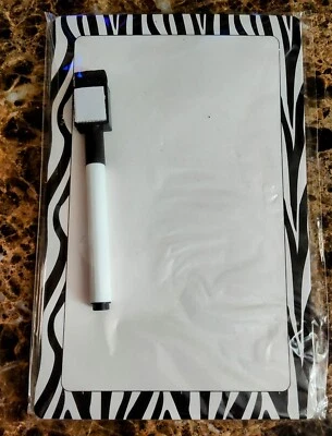 Dry Erase Board & Marker 8 1/2'" x 5  1/2" Magnetic **Brand NEW & Ship's FREE** - Image 1 of 2