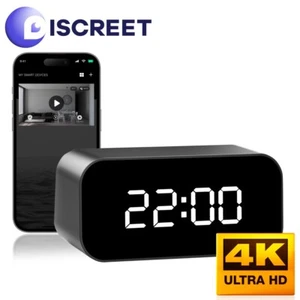 Home Spy Camera WIFI Wireless 4K ULTRA HD LIVE Video Mobile App Motion Activated - Picture 1 of 6